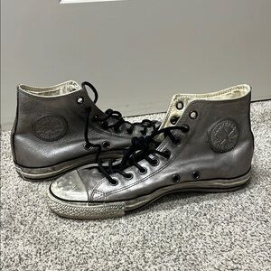 John varvatos converse silver sz 9